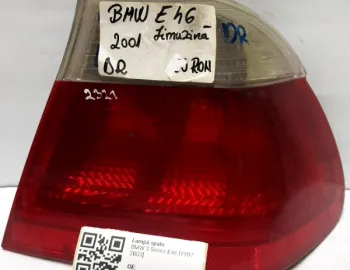 Lampă spate - Parte montare: Dreapta, Varianta: Sedan - BMW 3 Series E46 [1997 - 2003] Sedan 4-doors