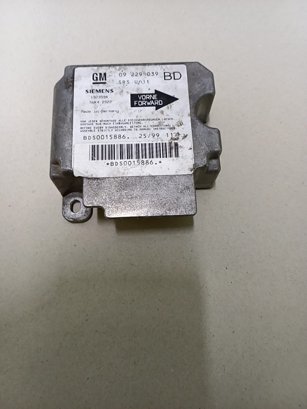 Modul airbag - Opel Vectra B [1995 - 1999] Hatchback 2.0 DTI MT (101 hp)