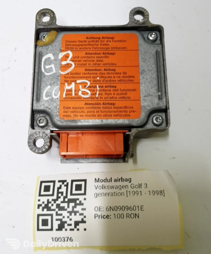 Modul airbag - Volkswagen Golf 3 generation [1991 - 1998] Hatchback 3-doors
