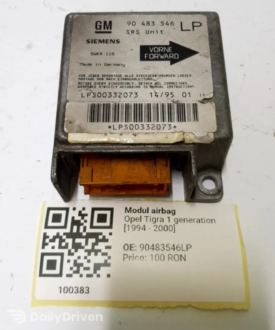 Modul airbag - Opel Tigra 1 generation [1994 - 2000]