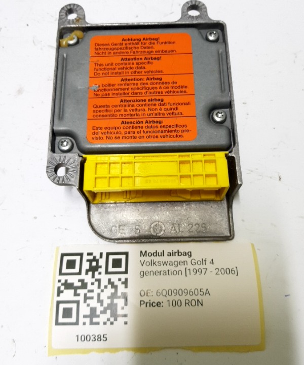 Modul airbag - Volkswagen Golf 4 generation [1997 - 2006]