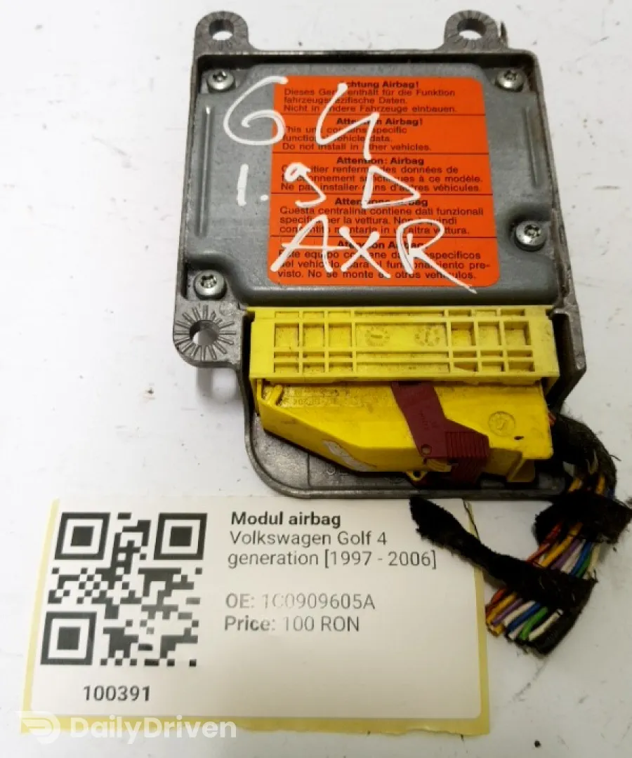Modul airbag - Volkswagen Golf 4 generation [1997 - 2006]