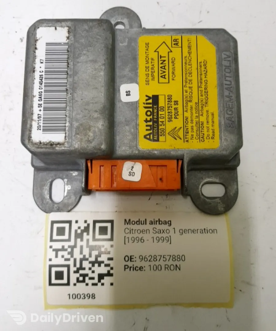 Modul airbag - Citroen Saxo 1 generation [1996 - 1999]