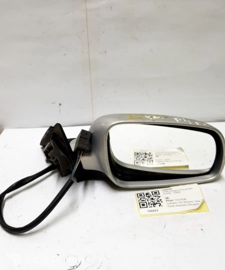 Oglindă - Culoare: Gri, Electric, Parte montare: Dreapta - Volkswagen Passat B5 [1996 - 2000]