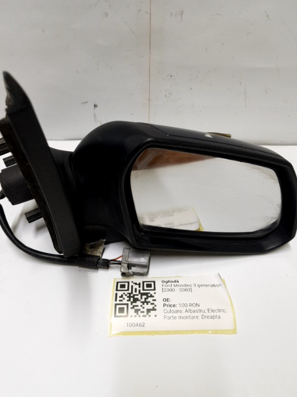 Oglindă  - Culoare: Albastru, Electric, Parte montare: Dreapta - Ford Mondeo 3 generation [2000 - 2003]