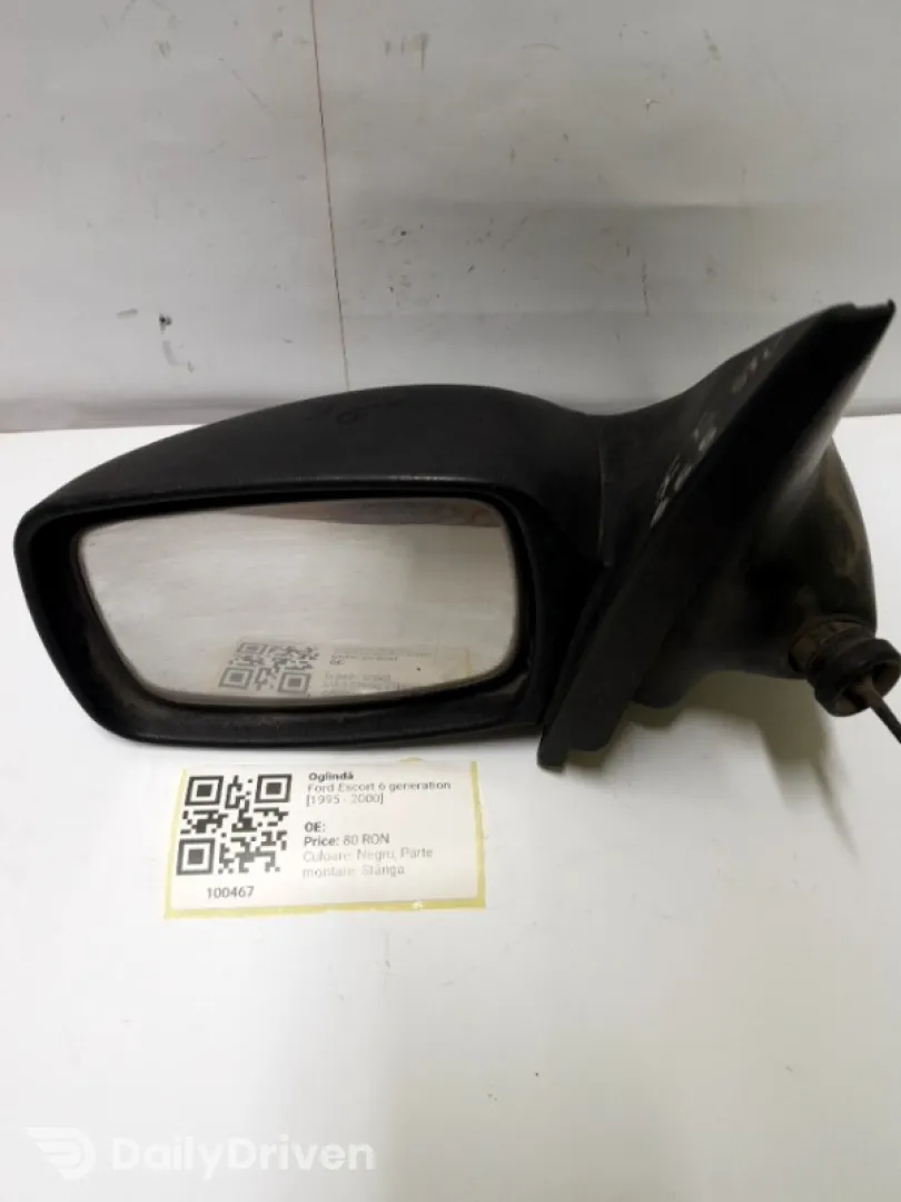 Oglindă  - Culoare: Negru, Parte montare: Stânga - Ford Escort 6 generation [1995 - 2000]