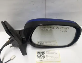 Oglindă  - Culoare: Albastru, Electric, Parte montare: Dreapta - Toyota Corolla Verso 1 generation [2001 - 2006]