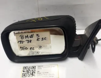 Oglindă  - Culoare: Negru, Electric, Parte montare: Stânga - BMW 3 Series E36 [1990 - 2000] Sedan