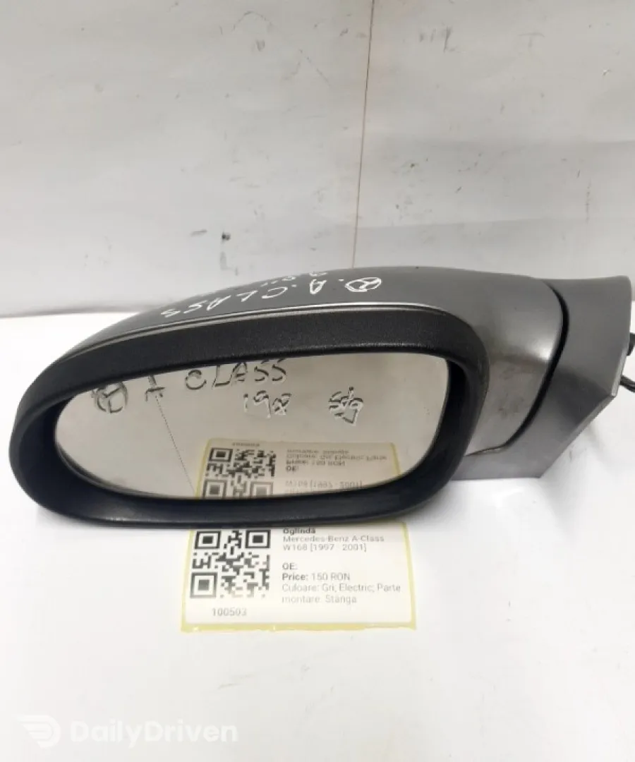 Oglindă - Culoare: Gri, Electric, Parte montare: Stânga - Mercedes-Benz A-Class W168 [1997 - 2001] Hatchback