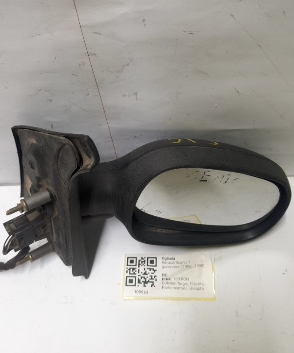 Oglindă  - Culoare: Negru, Electric, Parte montare: Dreapta - Renault Scenic 1 generation [1996 - 1999]