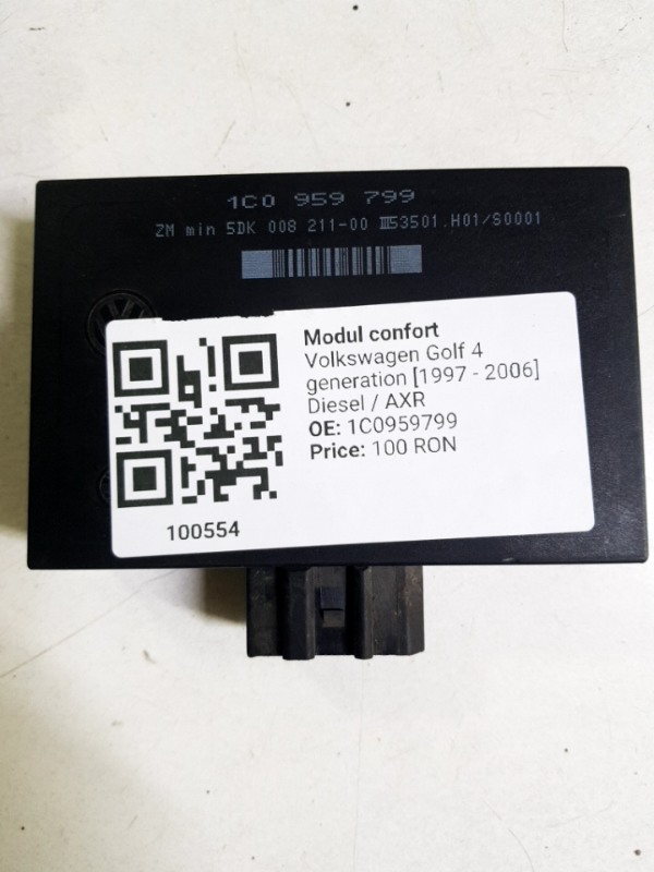 Modul comfort - Volkswagen Golf 4 generation [1997 - 2006] Hatchback 5-doors 1.9 TDI MT (100 hp)