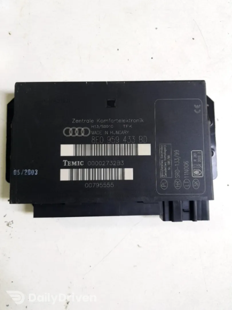 Modul comfort - Audi A4 B6 [2000 - 2005] Avant wagon 5-doors 1.6 MT (102 hp)