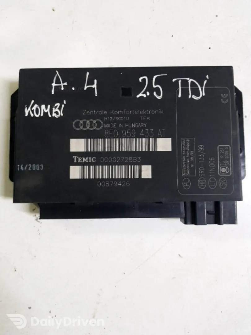 Modul închidere centralizată - Audi A4 B6 [2000 - 2005] Avant wagon 5-doors 2.5 TDI MT (163 hp)