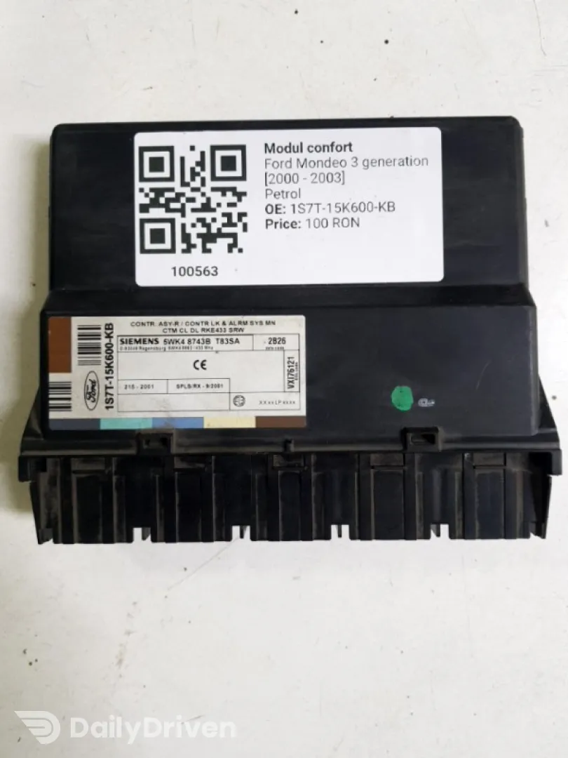 Modul comfort - Ford Mondeo 3 generation [2000 - 2003] wagon 1.8 MT (125 hp)