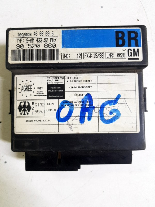 Modul comfort - Opel Astra G [1998 - 2009] Hatchback 5-doors