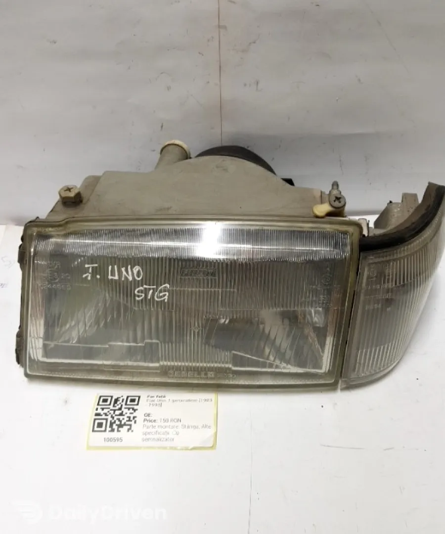 Far față - Parte montare: Stânga, Alte specificații: Cu semnalizator - Fiat Uno 1 generation [1983 - 1995]