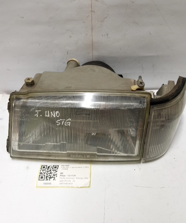 Far față - Parte montare: Stânga, Alte specificații: Cu semnalizator - Fiat Uno 1 generation [1983 - 1995]