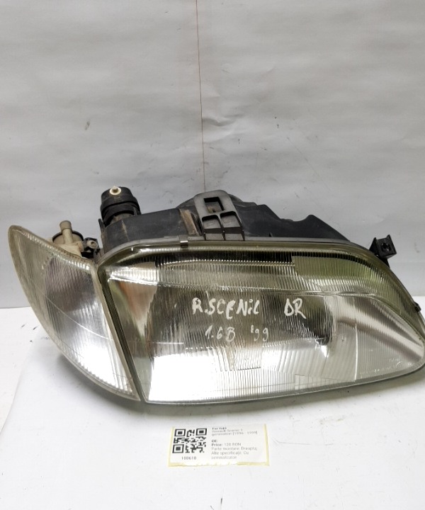 Far față - Parte montare: Dreapta, Alte specificații: Cu semnalizator - Renault Scenic 1 generation [1996 - 1999]
