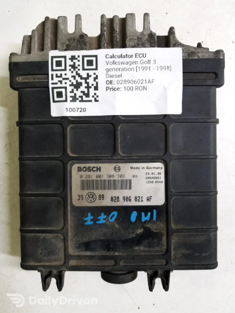 Calculator ECU - Volkswagen Golf 3 generation [1991 - 1998] wagon 1.9 TDI MT (90 hp)