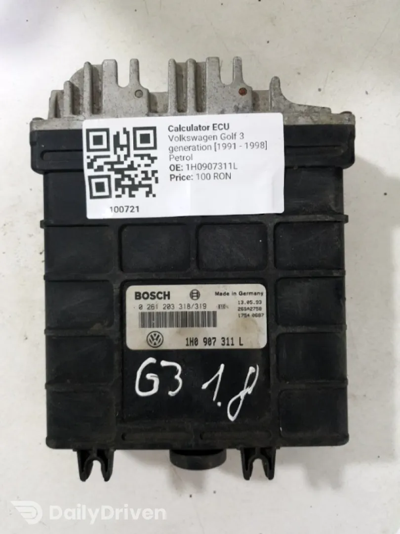 Calculator ECU - Volkswagen Golf 3 generation [1991 - 1998] Hatchback 3-doors 1.8 MT (90 hp)
