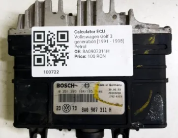 Calculator ECU - Volkswagen Golf 3 generation [1991 - 1998] Hatchback 5-doors 1.4 5MT (60 hp)