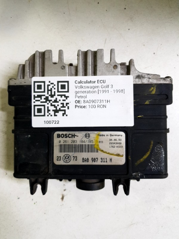 Calculator ECU - Volkswagen Golf 3 generation [1991 - 1998] Hatchback 5-doors 1.4 5MT (60 hp)