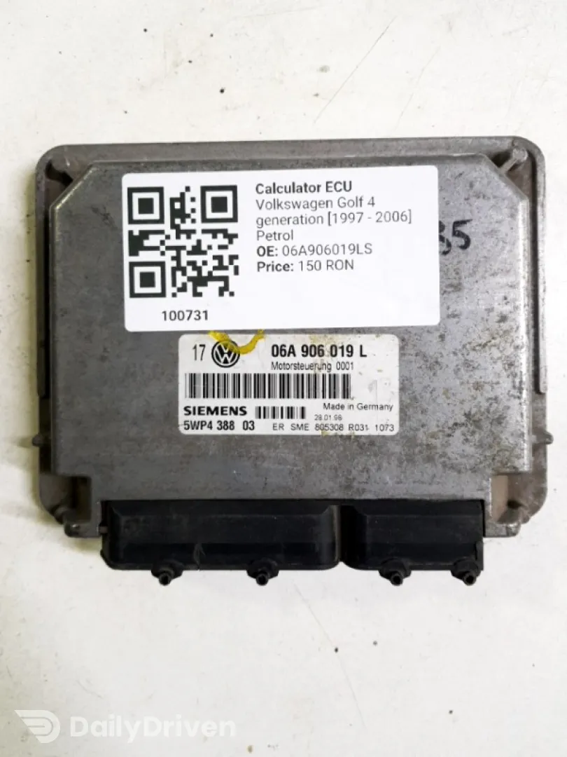 Calculator ECU - Volkswagen Golf 4 generation [1997 - 2006] Hatchback 3-doors 1.6 MT (100 hp)