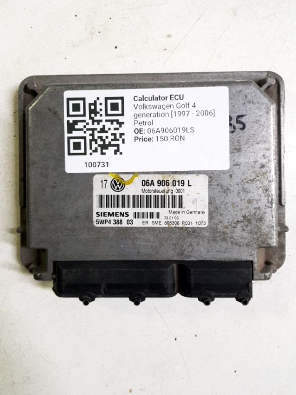Calculator ECU - Volkswagen Golf 4 generation [1997 - 2006] Hatchback 3-doors 1.6 MT (100 hp)
