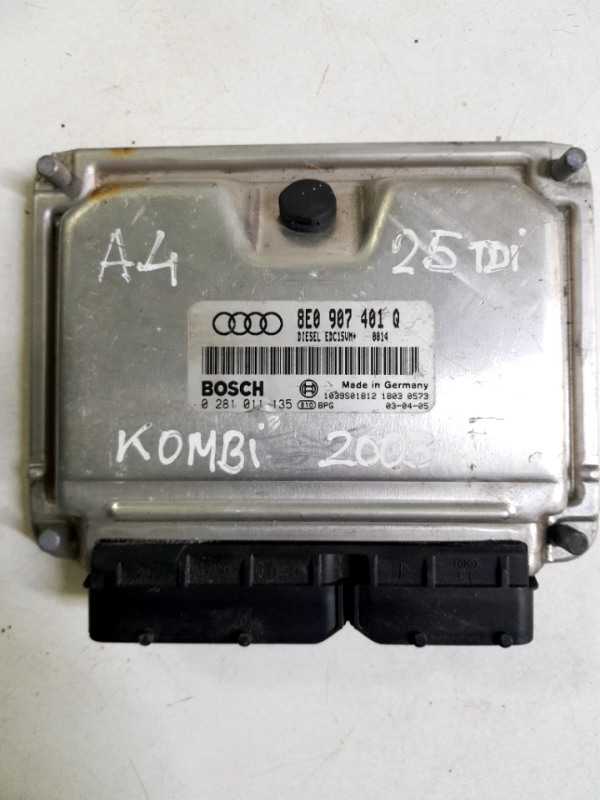 Calculator ECU - Audi A4 B6 [2000 - 2005] Cabriolet 2.5 TDI MT (163 hp)