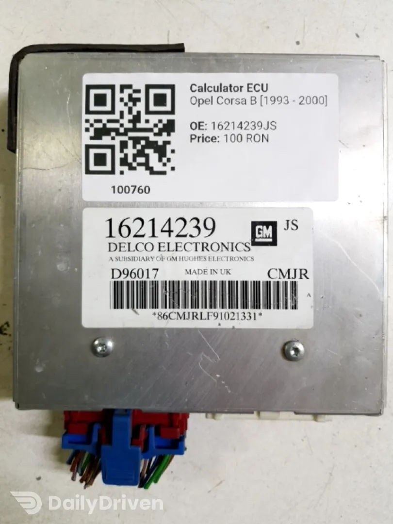 Calculator ECU - Opel Corsa B [1993 - 2000] Hatchback 5-doors 1.4 MT (60 hp)