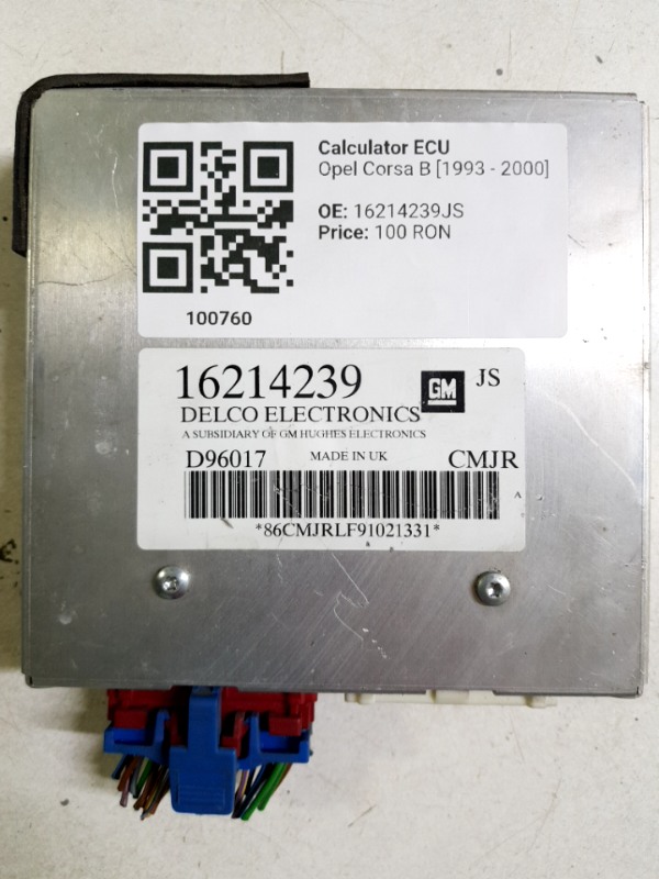 Calculator ECU - Opel Corsa B [1993 - 2000] Hatchback 5-doors 1.4 MT (60 hp)
