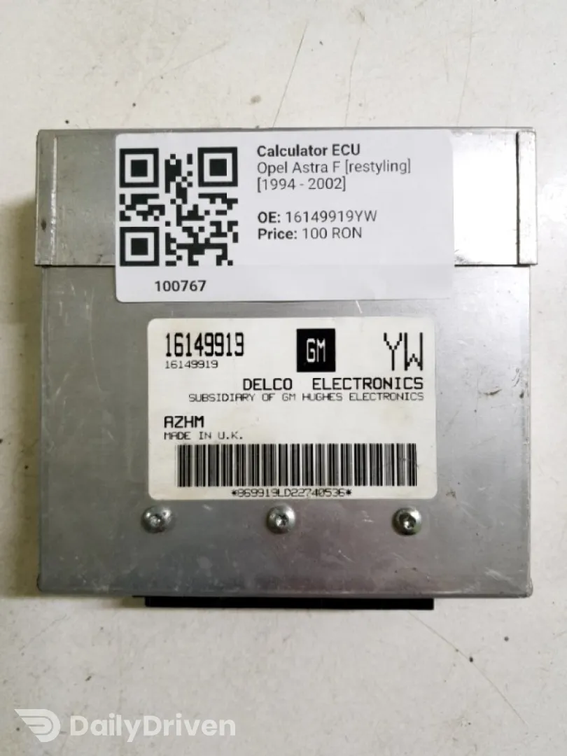Calculator ECU - Opel Astra F [restyling] [1994 - 2002] Hatchback 5-doors 1.4 MT (60 hp)