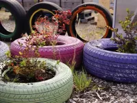 Cosa puoi fare con le gomme usate?