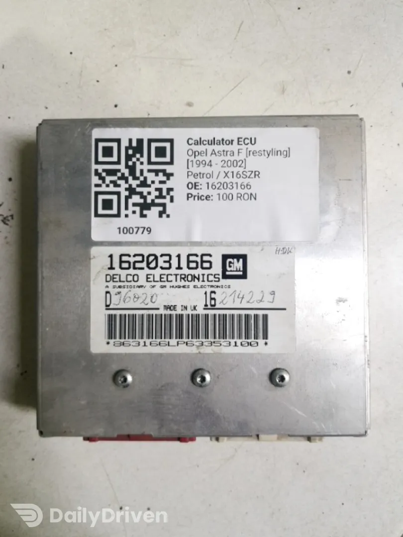 Calculator ECU - Opel Astra F [restyling] [1994 - 2002] Hatchback 5-doors 1.6 MT (101 hp)