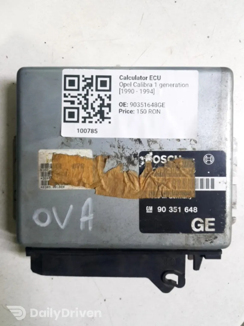 Calculator ECU - Opel Calibra 1 generation [1990 - 1994] Coupe 2.0 MT (116 hp)