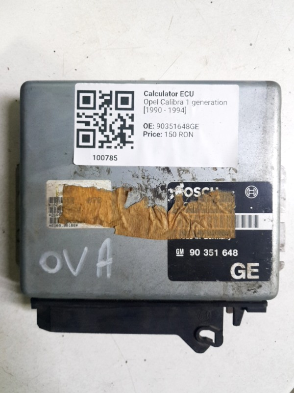 Calculator ECU - Opel Calibra 1 generation [1990 - 1994] Coupe 2.0 MT (116 hp)