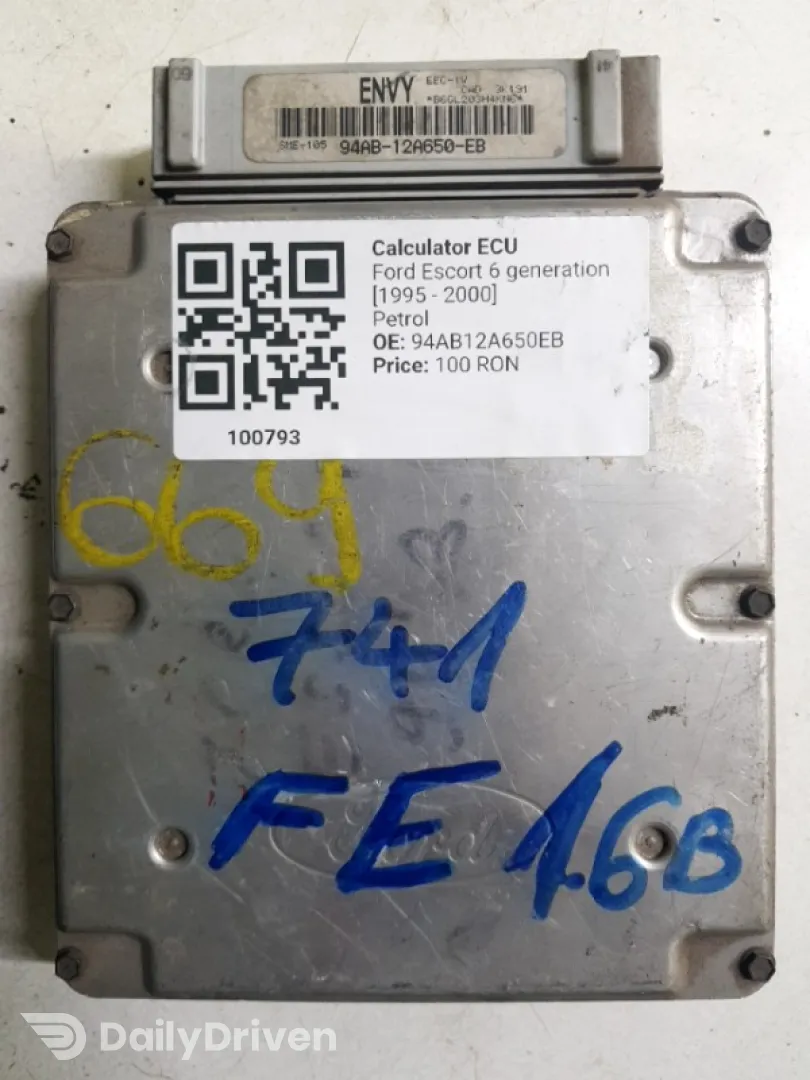 Calculator ECU - Ford Escort 6 generation [1995 - 2000] Hatchback 3-doors 1.6 MT (90 hp)
