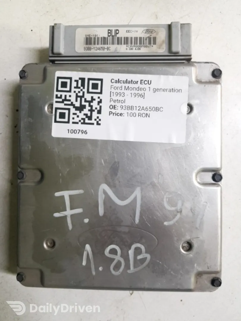 Calculator ECU - Ford Mondeo 1 generation [1993 - 1996] Sedan 1.8 MT (116 hp)