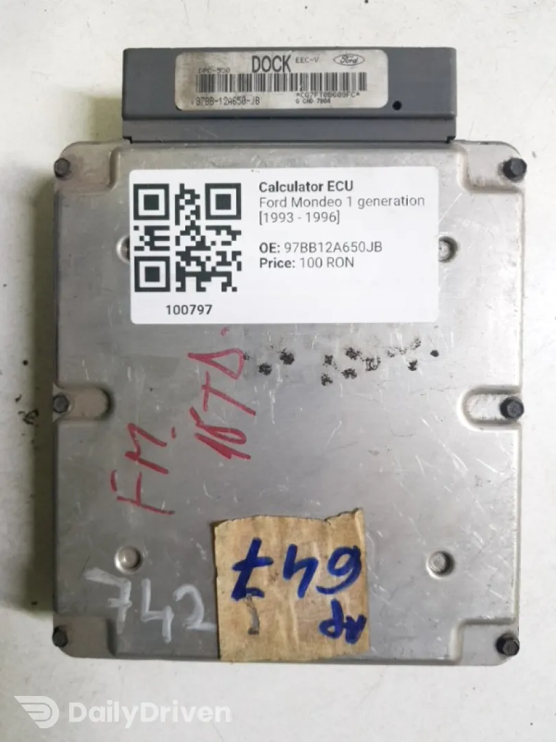 Calculator ECU - Ford Mondeo 1 generation [1993 - 1996] Sedan 1.8 TD MT (88 hp)