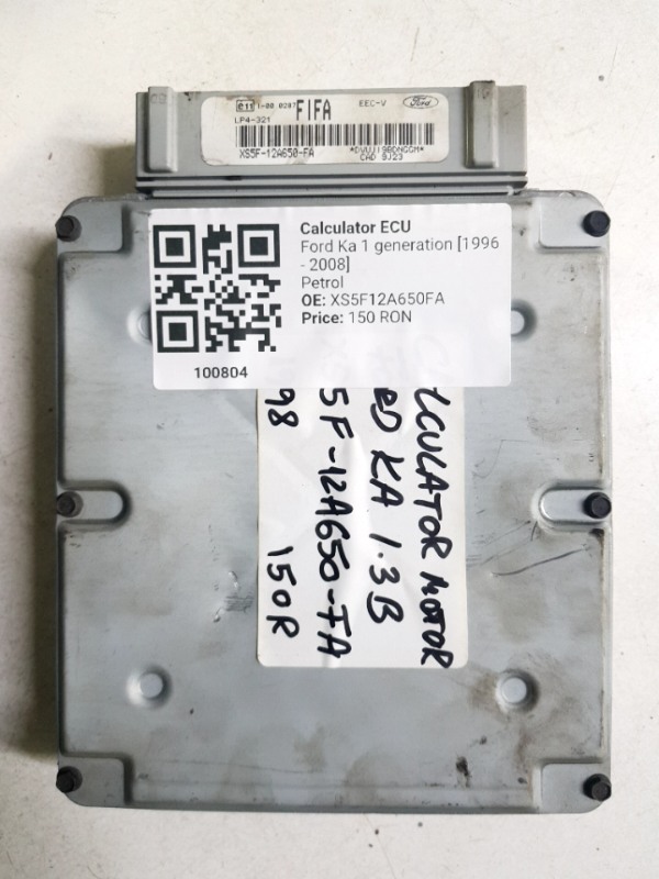 Calculator ECU - Ford Ka 1 generation [1996 - 2008] Hatchback 3-doors 1.3 MT (60 hp)