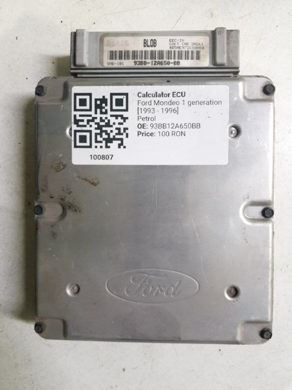 Calculator ECU - Ford Mondeo 1 generation [1993 - 1996] Sedan 1.8 MT (116 hp)