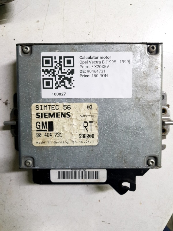 Calculator motor - Opel Vectra B [1995 - 1999] Hatchback 2.0 MT (136 hp)