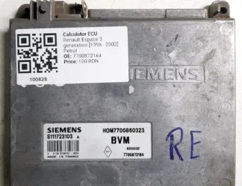 Calculator ECU - Renault Espace 3 generation [1996 - 2002] Grand minivan 5-doors 2.0 MT (114 hp)