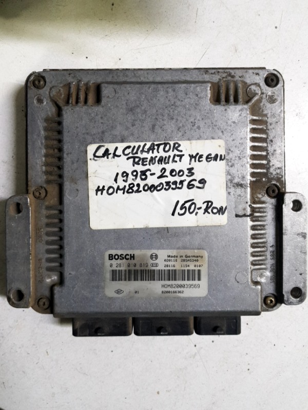 Calculator ECU - Renault Megane 1 generation [restyling] [1999 - 2003] Classic Sedan 1.9 dCi MT (102 hp)