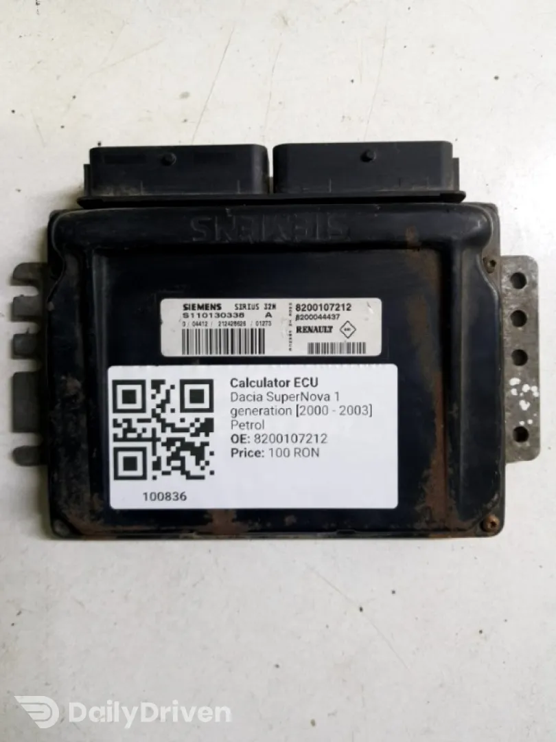 Calculator ECU - Dacia SuperNova 1 generation [2000 - 2003] liftback  1.4 MT (75 hp)