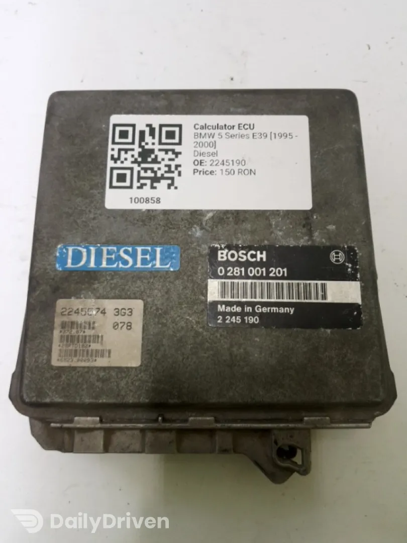 Calculator ECU - BMW 5 Series E39 [1995 - 2000] Sedan 4-doors 525tds MT (143 hp)