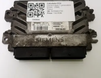 Calculator ECU - Dacia Logan 1 generation [2004 - 2008] Sedan 1.4 MT (75 hp)