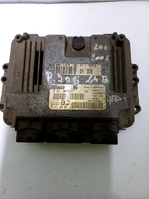 Calculator ECU - Peugeot 206 1 generation [1998 - 2003] Hatchback 3-doors 1.4 HDi MT (70 hp)