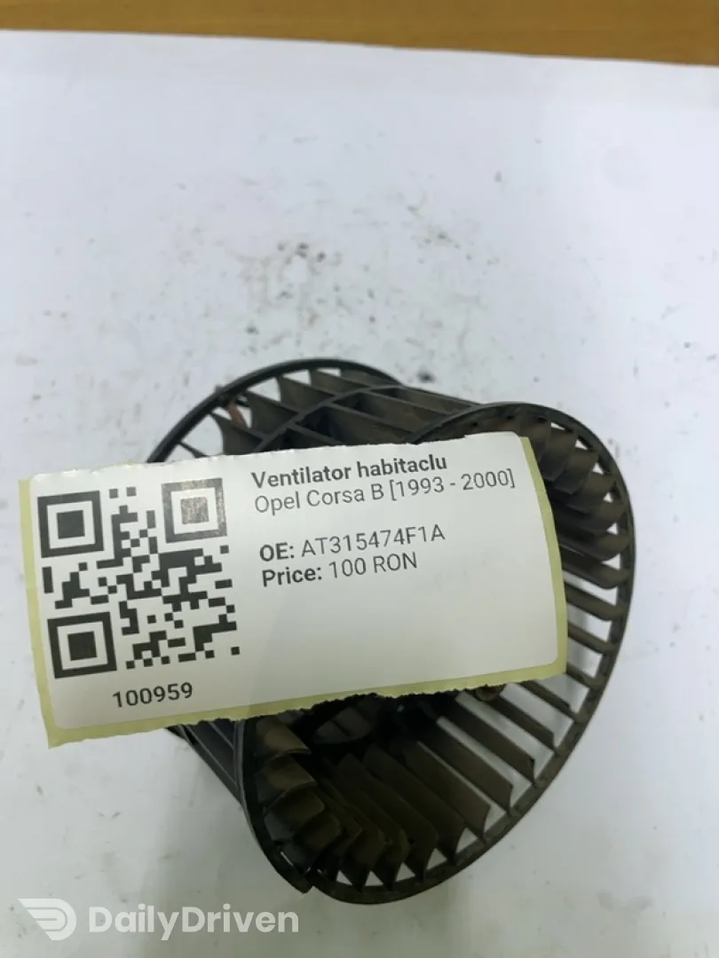 Ventilator habitaclu - Opel Corsa B [1993 - 2000] Hatchback 3-doors 1.2i MT (45 hp)