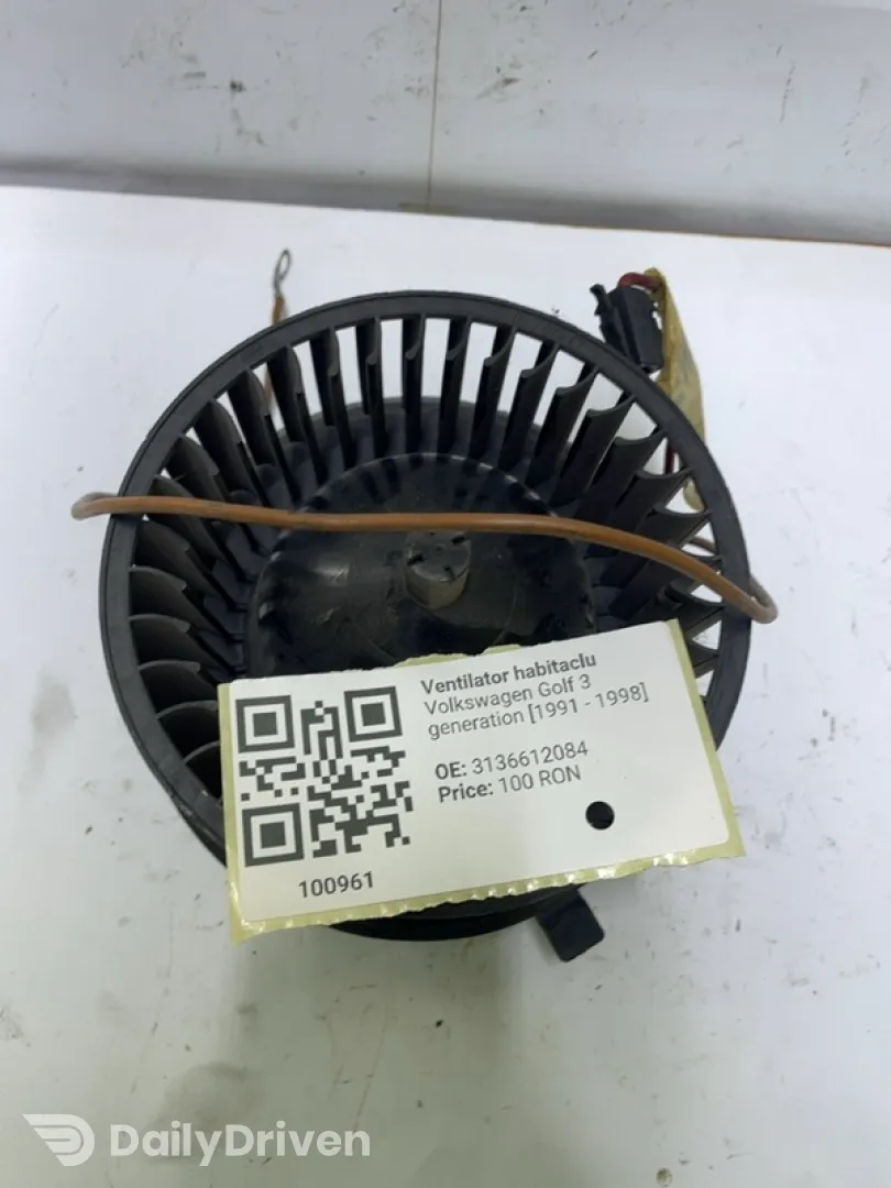 Ventilator habitaclu - Volkswagen Golf 3 generation [1991 - 1998] Hatchback 3-doors 1.9 TD MT (75 hp)